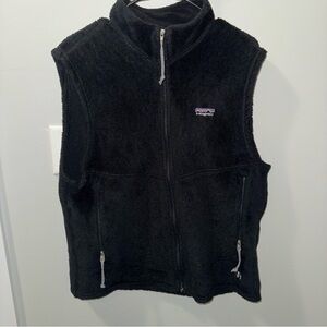 Patagonia R1 Technical Fleece Vest - Black - Size Men’s Large - Retro Design